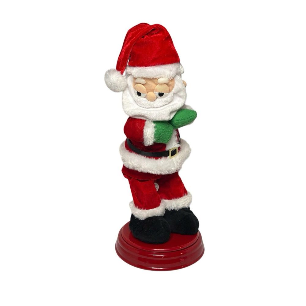 Gemmy Animated Dancing Singing Twerking Santa Claus Christmas Decoration